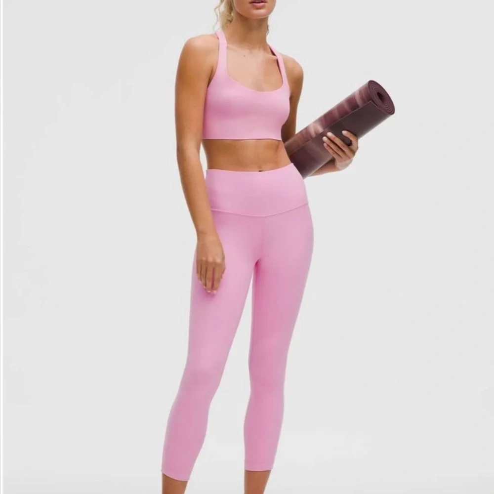 Lululemon Athletica Align HR Pants 25”, Pink Frosting, Size 14 - Picture 8 of 10